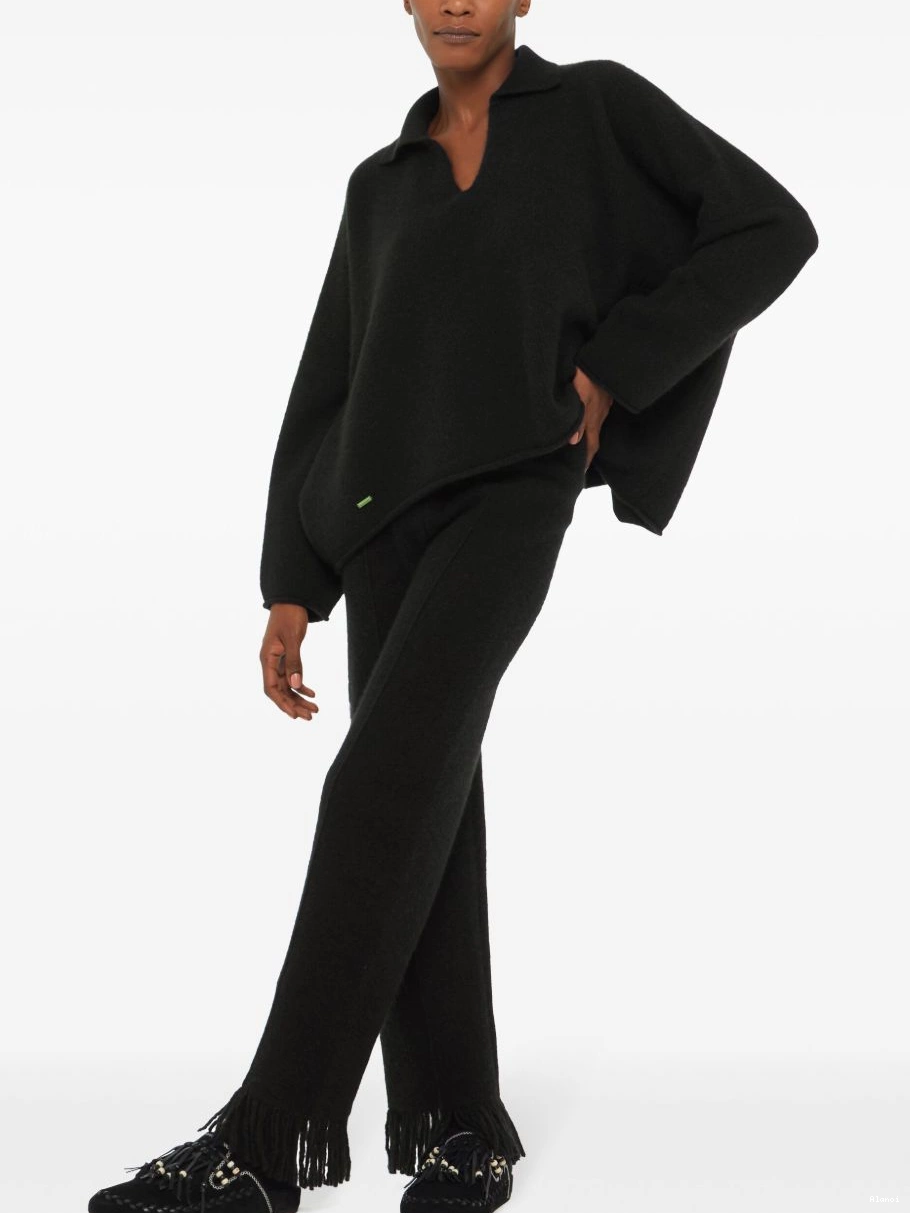 Cheap shirt cashmere-blend knitted polo Women Alanui 0706